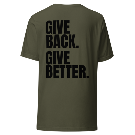 Give Back. Give Better. Tee