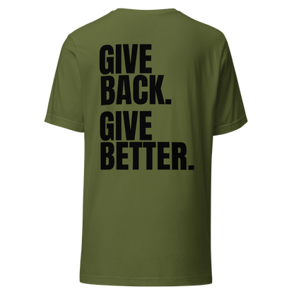 Give Back. Give Better. Tee