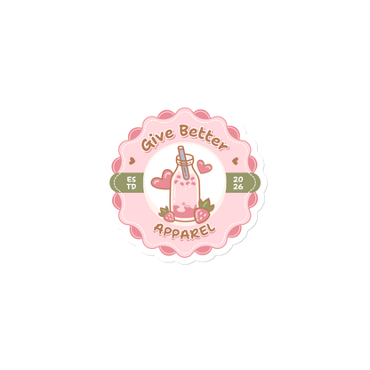 Strawberry Boba Magnet