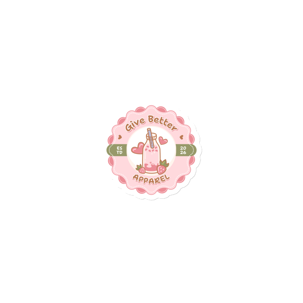 Strawberry Boba Magnet