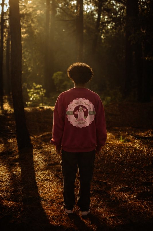 Strawberry Boba Crewneck