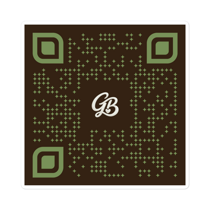 Leafy QR Single Sticker