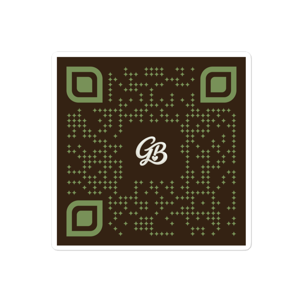Leafy QR Single Sticker