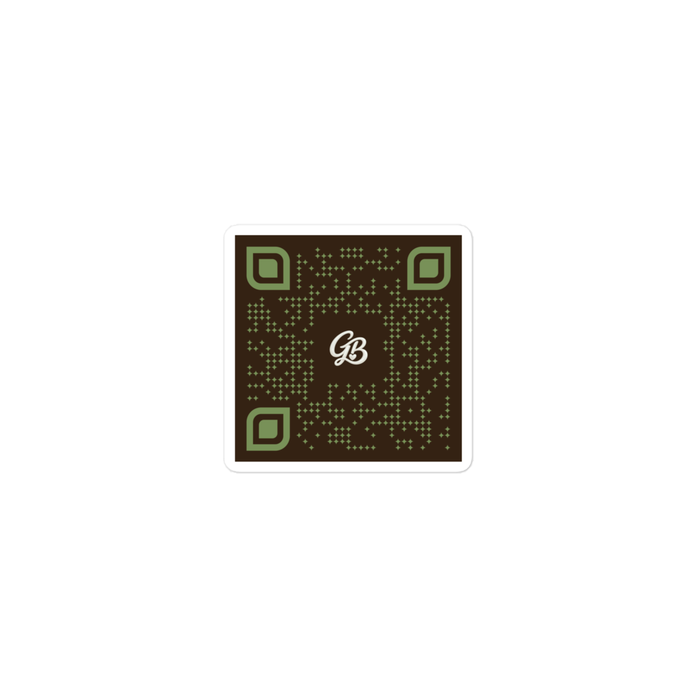 Leafy QR Single Sticker