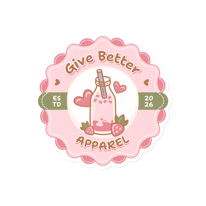Strawberry Boba Magnet